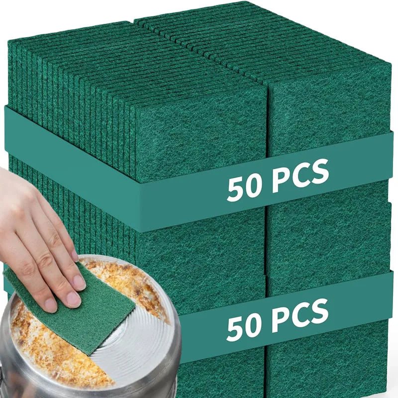10-200 pz Scrub Pad Cucina Domestica Rimozione Olio Lavapiatti Pentola Pad Senza Graffi Multiuso Riutilizzabile Pulizia Dishrag
