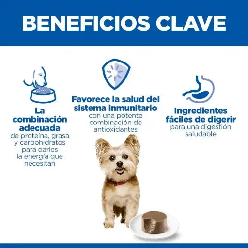 Hill's Adult Mousse Small & Mini Pollo Cibo Umido per Cani - 200 GR