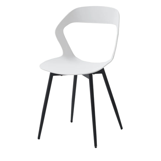 Set di 4/6 sedie da pranzo scandinave per mobili da sala da pranzo sedia sedia con schienale creativo per la casa di design nordico