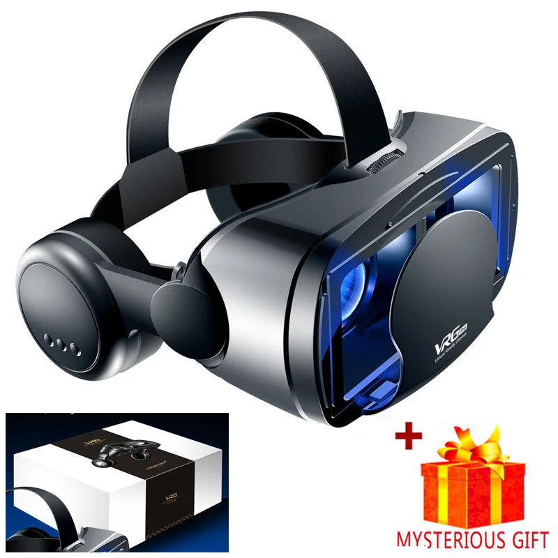 VRG Pro Realtà Virtuale Occhiali VR Dispositivi per cuffie Viar 3D Occhiali per casco Lenti Smart per Smartphone Cellulare Set di giochi per dispositivi mobili