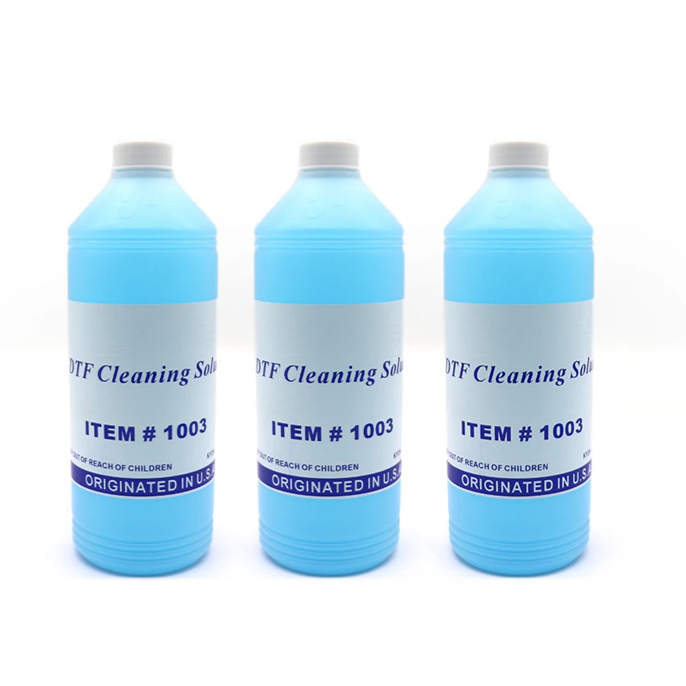 250ml 500ml 1000ML DTF Soluzione di pulizia inchiostro per Epson DX4 DX5 DX7 L1800 L805 L800 1390 I3200 Testina di stampa DTF liquido per la pulizia dell'inchiostro