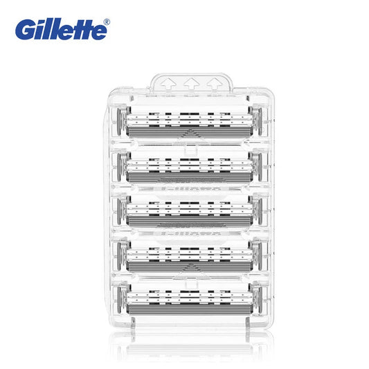Gillette Sensor Excel Lama di rasoio da uomo Sostituisci testine Rasatura della barba Lame di rasoio a 2 strati per rasoio Vector 3