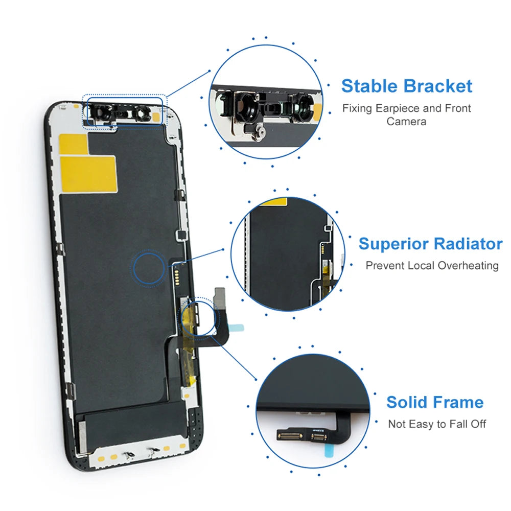 A2403 A2172 A2402 A2404 Testato al 100% Premium Lcd per IPhone 12 Nuovo Display Touch Screen Sostituzione Display di fabbrica con Touch 3D