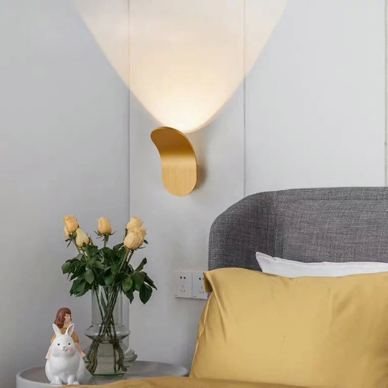 Lampade da Parete LED Moderne, Illuminazione per TV, Comodino 5W AC85-265V, Luci da Parete Nordiche per Soggiorno, Corridoio, Balcone, Decorazione