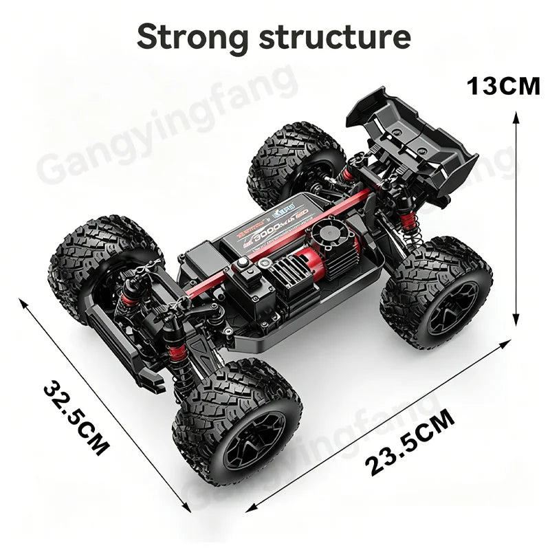 Auto RC MJX Hyper Go 14207 Brushless, Scala 1/14, 2.4G 4WD, Elettrica ad Alta Velocità, Fuoristrada, Telecomando, Monster Truck per Bambini
