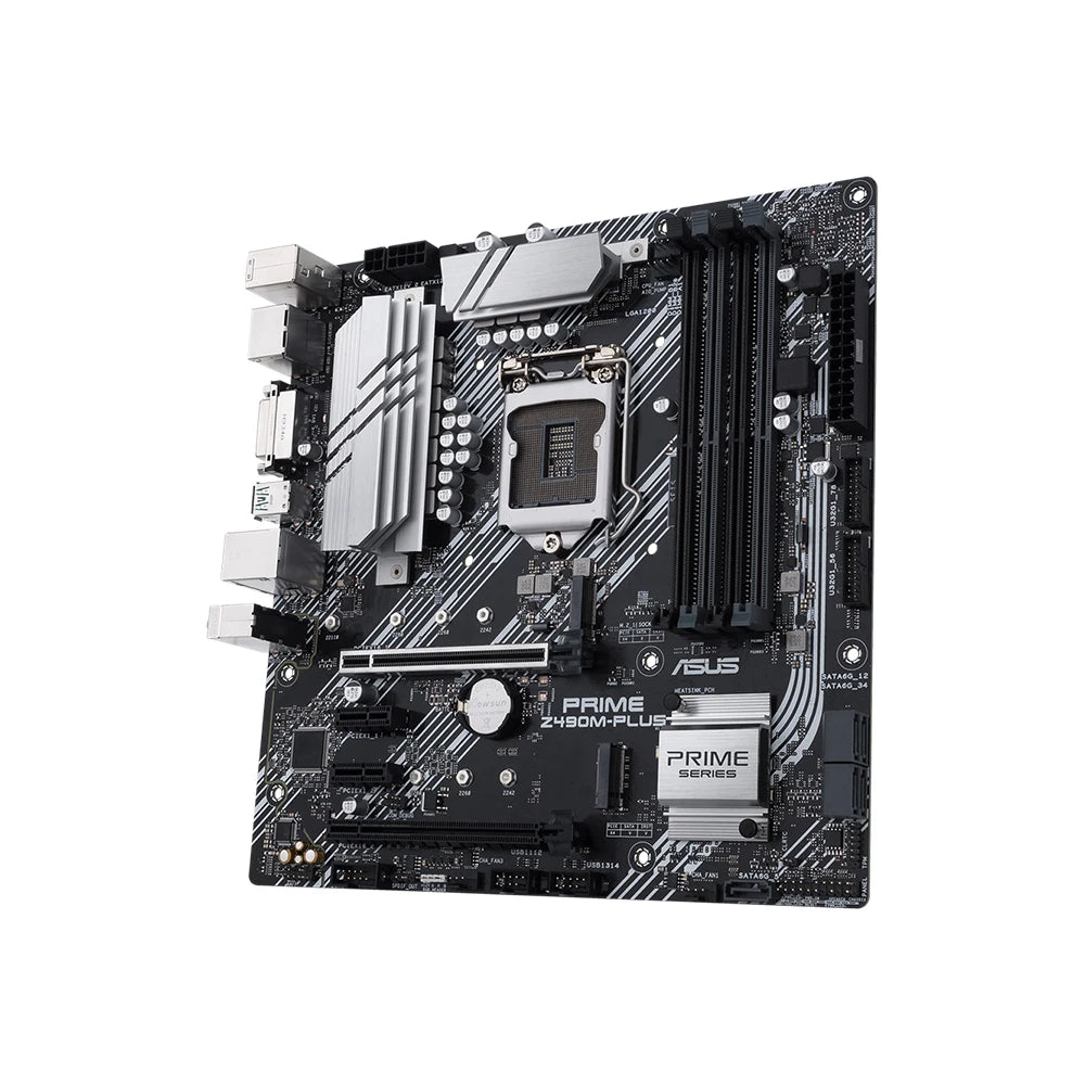 Scheda madre ASUS PRIME Z490M-PLUS Intel Z490 LGA 1200 supporta CPU 11900K 10900K 10700K 11700K 10600K 11600K DDR4 M.2 HDMI MATX