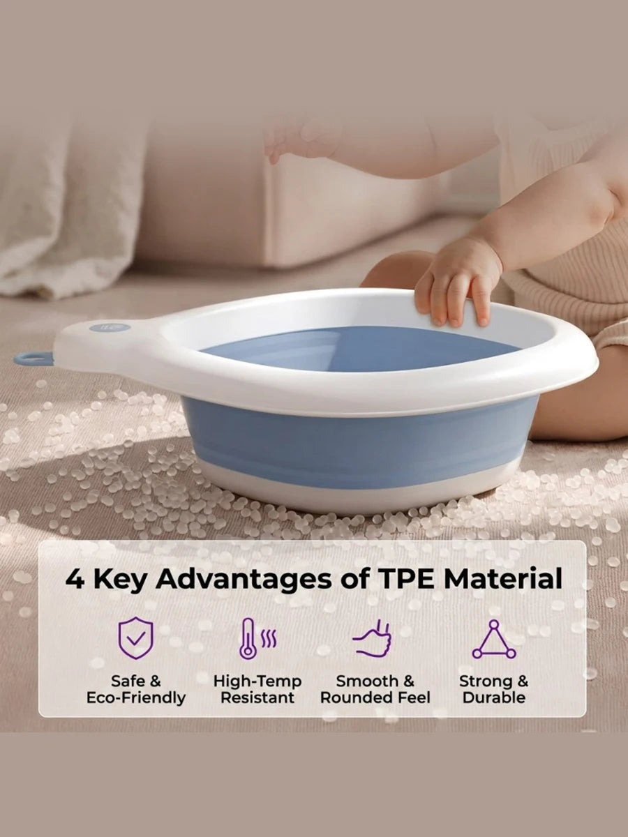 Philips Avent Vaschetta Pieghevole Antibatterica per il Bagnetto del Bambino 4,5L Vaschetta Portatile Resistente alle Cadute per il Bagnetto dei Neonati