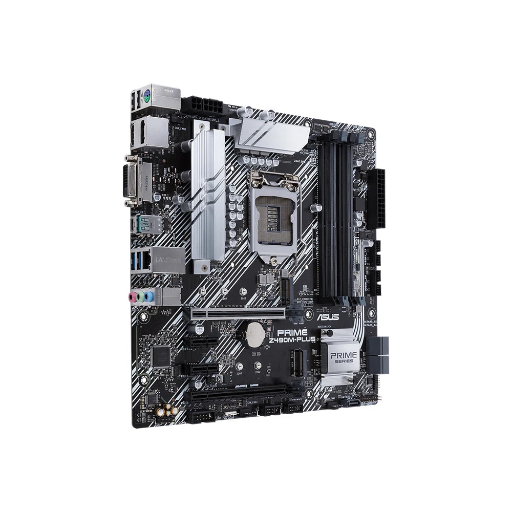 Scheda madre ASUS PRIME Z490M-PLUS Intel Z490 LGA 1200 supporta CPU 11900K 10900K 10700K 11700K 10600K 11600K DDR4 M.2 HDMI MATX