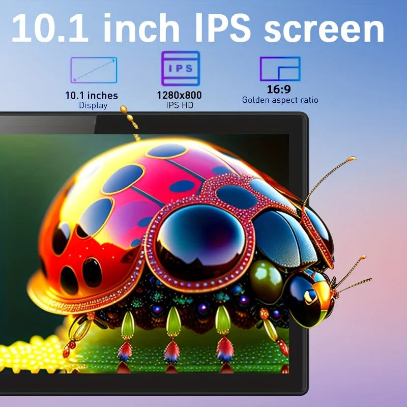KOOMDIGI T30 PRO Tablet PC 2-in-1 da 10,1 pollici, Android, 6GB RAM, 128GB ROM, 4G LTE, WiFi 2.4G+5G, doppia fotocamera 5MP+13MP con custodia rosa, penna stilo, tastiera e mouse