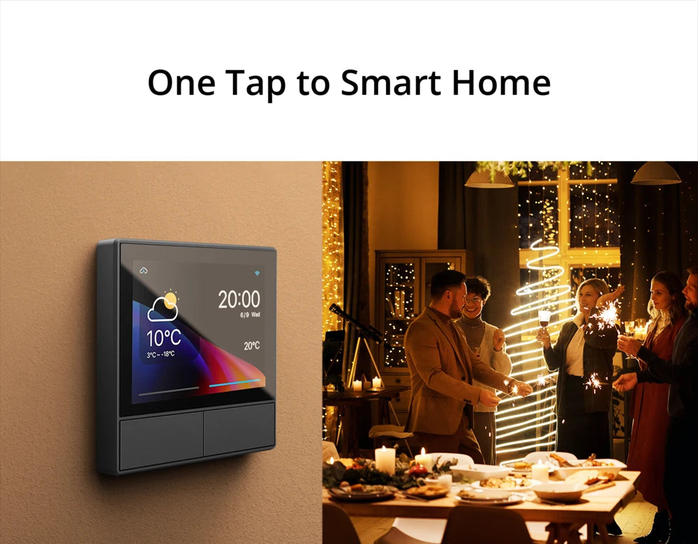 SONOFF NSPanel Sonoff Interruttore A Parete Pannello di Controllo Casa Intelligente Sonoff Ns Pannello 86P EU/US Termostato Digitale di Temperatura Alexa Google
