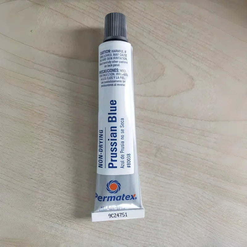 Permatex 80038 Prussian Blue Fitting Compound 0.75 oz Pasta Non Essiccante per Cuscinetti, Valvole, Ingranaggi, Utensili per Motori Automobilistici