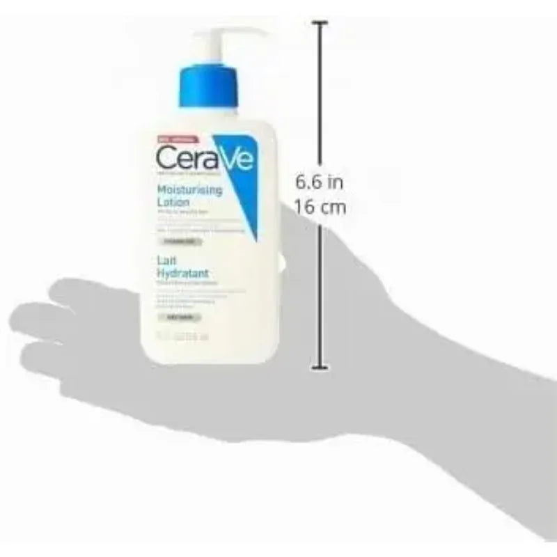 Lozione Idratante CeraVe 236ml Senza Profumo per Viso e Corpo con Ceramidi per la Cura della Pelle Secca