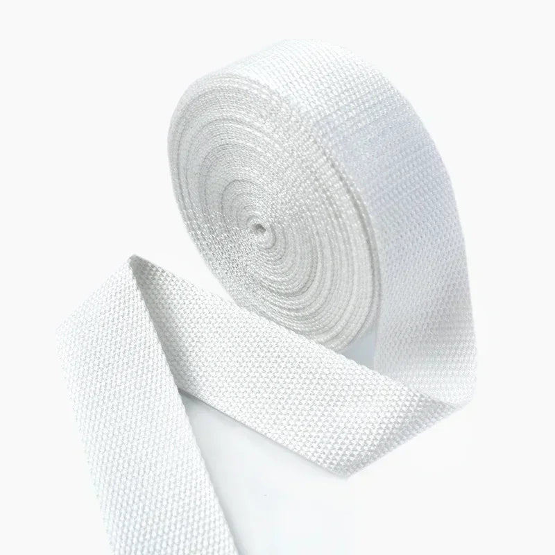5 Metri 1.3mm 20-50mm Cotone Tessuti Nastro per Borsa Cinghia Zaino Etichetta Nastro Fascia Vestiti Bias Vincolante Accessori Per Cucire FAI DA TE