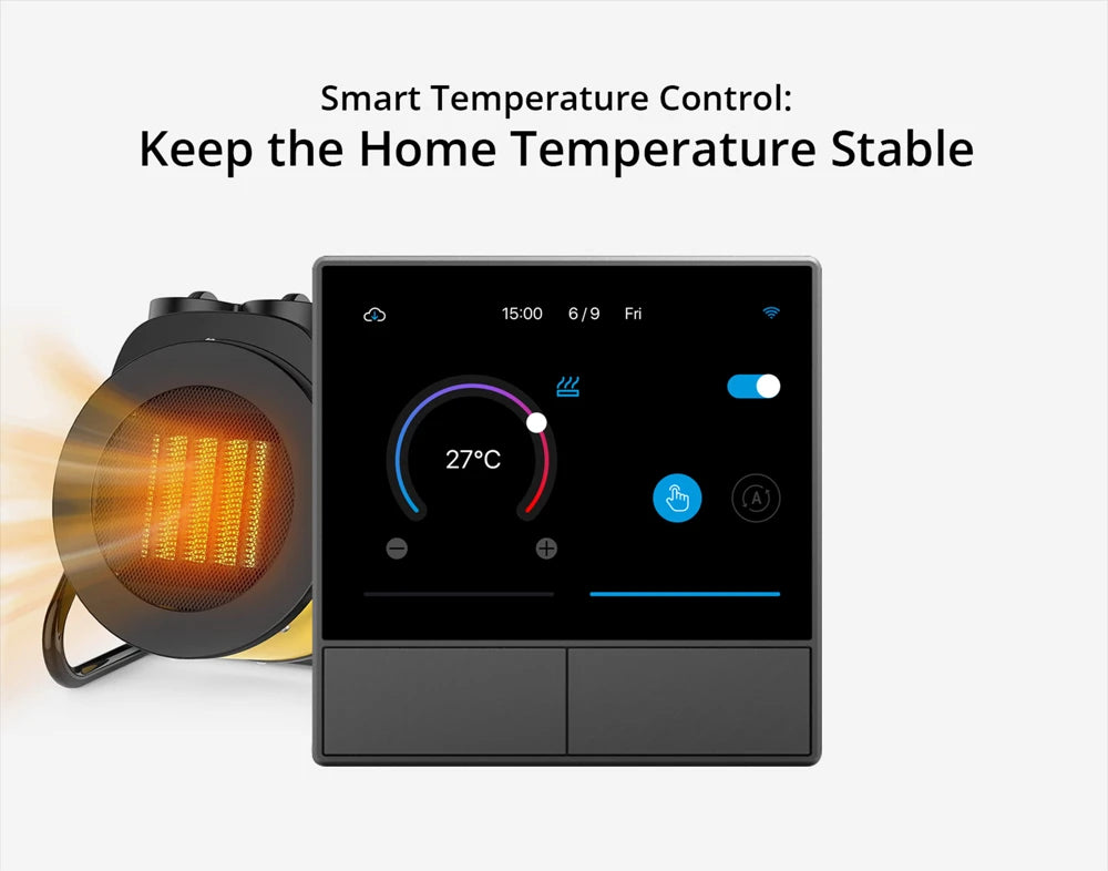 SONOFF NSPanel Sonoff Interruttore A Parete Pannello di Controllo Casa Intelligente Sonoff Ns Pannello 86P EU/US Termostato Digitale di Temperatura Alexa Google