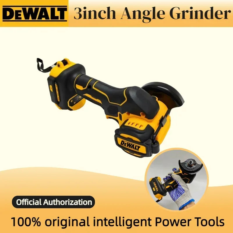 Smerigliatrice Angolare Mini a Batteria DEWALT da 3 Pollici, Utensile Elettrico per Taglio, Lucidatura e Levigatura per Batterie da 20V 18V.