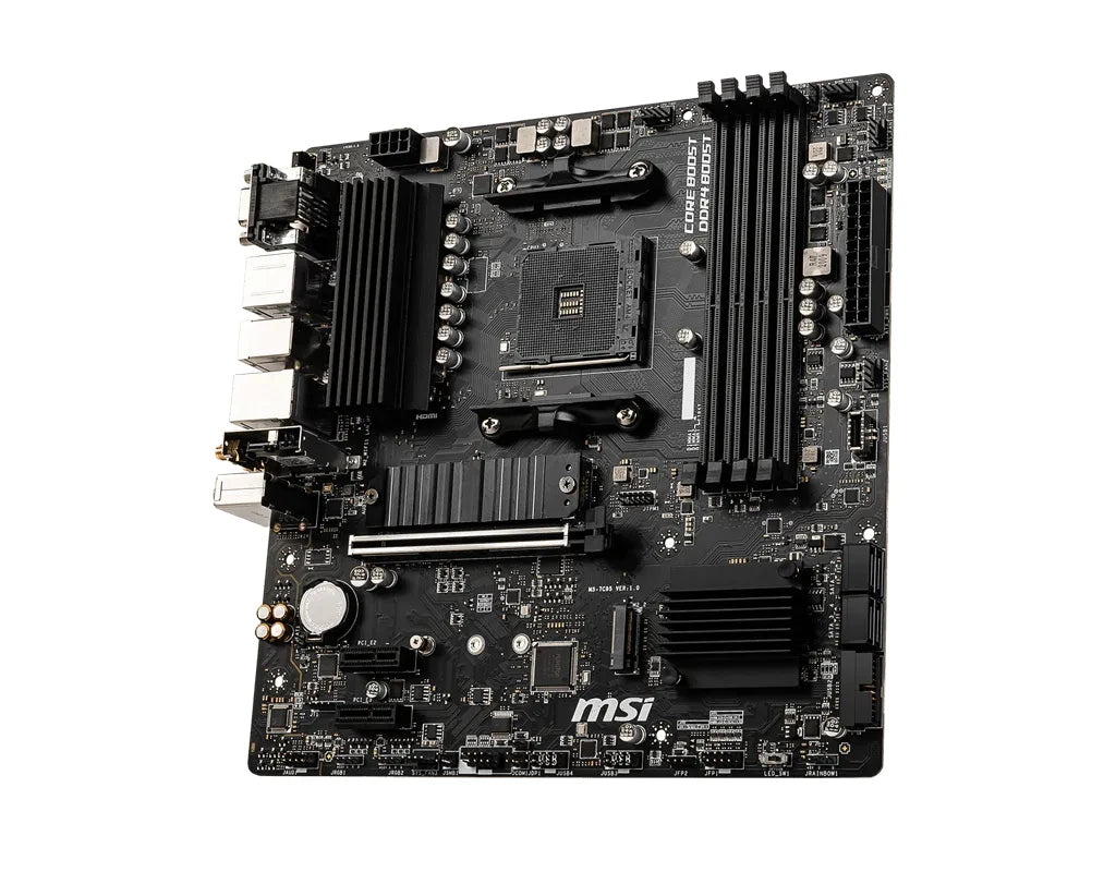 Scheda madre MSI B550M PRO-VDH WIFI AMD B550 AM4 4xDDR4 128GB Micro-ATX compatibile con CPU Ryzen 5 5600 5700 5800X 3600