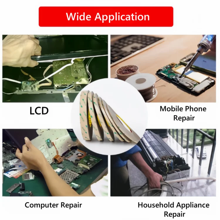 1 rotolo di nastro biadesivo originale 3M 300LSE 9495LE VHB nastro adesivo acrilico trasparente per schermo LCD del telefono
