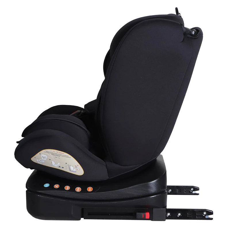 Seggiolino Auto per Bambini ISOFIX 360 ° Seggiolino di sicurezza per bambini orientabile in avanti e all'indietro, approvato ECE R129 i-Size, per bambini da 0 a 12 anni.