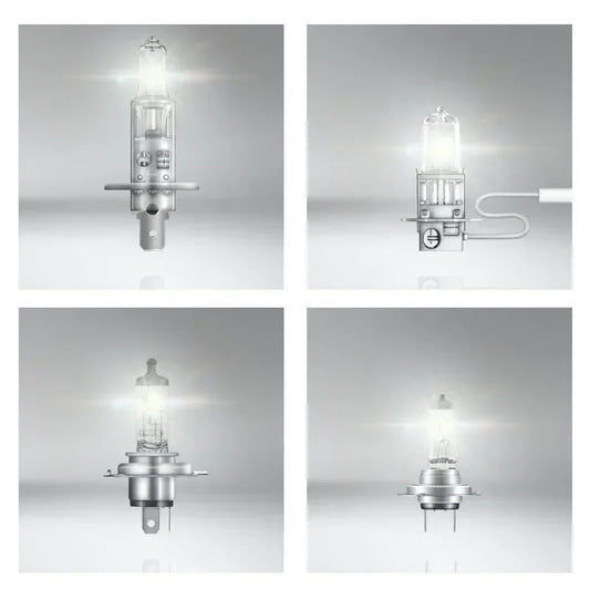 OSRAM H1 H4 H3 H7 HB2 9003 CLASSIC Auto Faro Alogeno Lampade Standard 3200K Luce Bianca Originale 12V 55W Lampadine ECE (10 PZ)