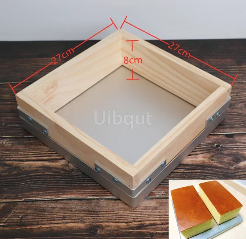 Stampo rettangolare per pane e torte, teglia da forno antiaderente, teglia rettangolare per pasticceria, teglia da cucina con fori per biscotti, utensili da forno, strumenti per panetteria.
