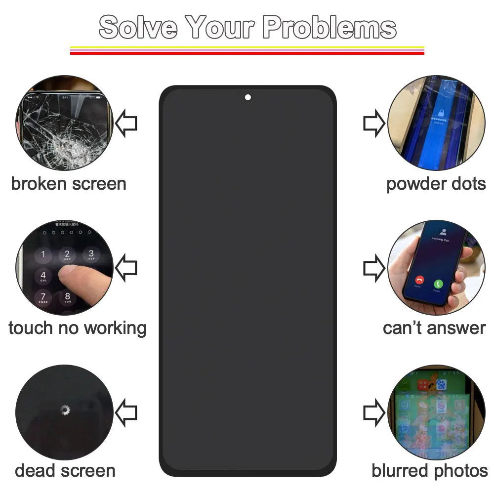 Display AMOLED da 6,28 pollici per Xiaomi 12 (2201123G, 2201123C) - Gruppo digitalizzatore touchscreen LCD con telaio per Xiaomi Mi 12