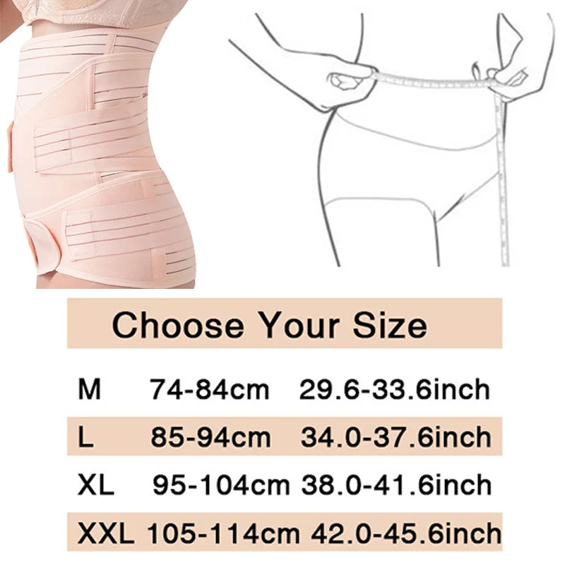 3in1 Corsetto Dopo Il Parto Fascia Pancia Donne Incinte Pancia Pancia Pancia Pelvi Cintura Avvolgente Vita Trainer Recupero Fasciatura Cinghia Body Shaper