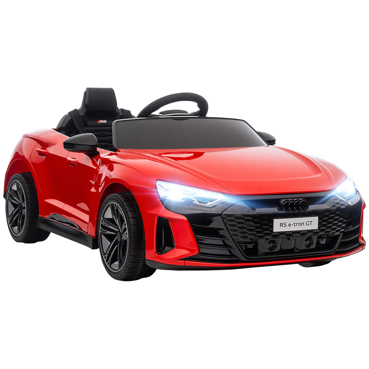 HOMCOM Auto Elettrica 12V per Bambini - Veicolo Elettrico con Telecomando per Genitori Incluso - V. Max. Effetti sonori a 5 km/h