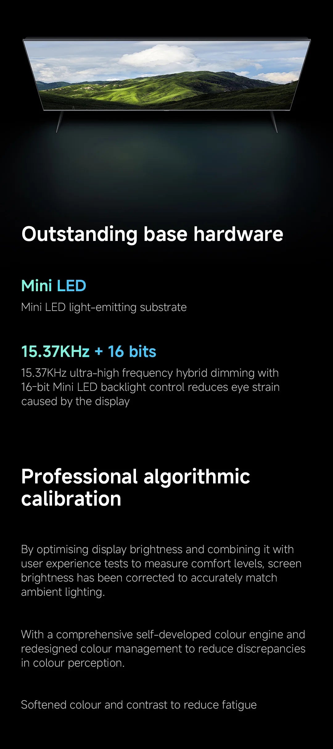 Xiaomi S Mini 55 144Hz Qd-Mini Led Dolby Vision ® Iq, Dolby Atmos ® Google TV