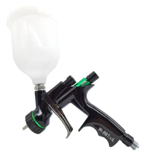 Pistola a spruzzo Pistola a spruzzo ad aria con ugello in acciaio inossidabile da 1,3 mm per auto Pistola a spruzzo NVE Pro Pistola a spruzzo per vernice Pistola a spruzzo trasparente