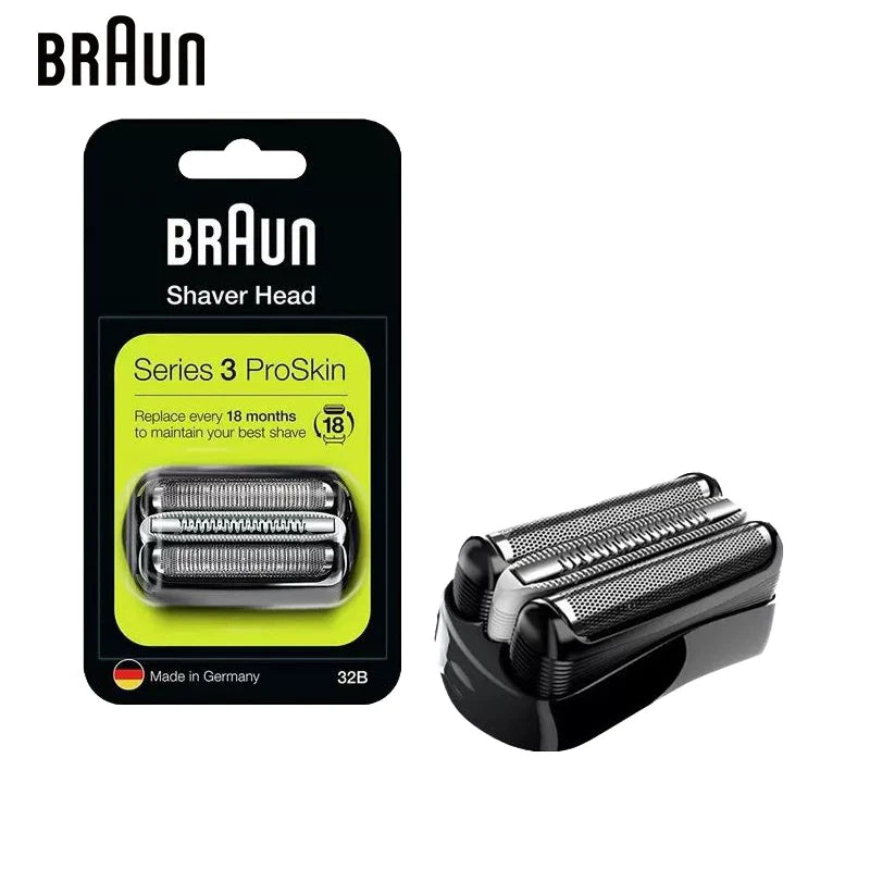 Lama di ricambio per testina di taglio a lamina per rasoio Braun 32B 32S per rasoio elettrico Braun serie 3 3000s 3010s 3040s 3050cc 3070cc