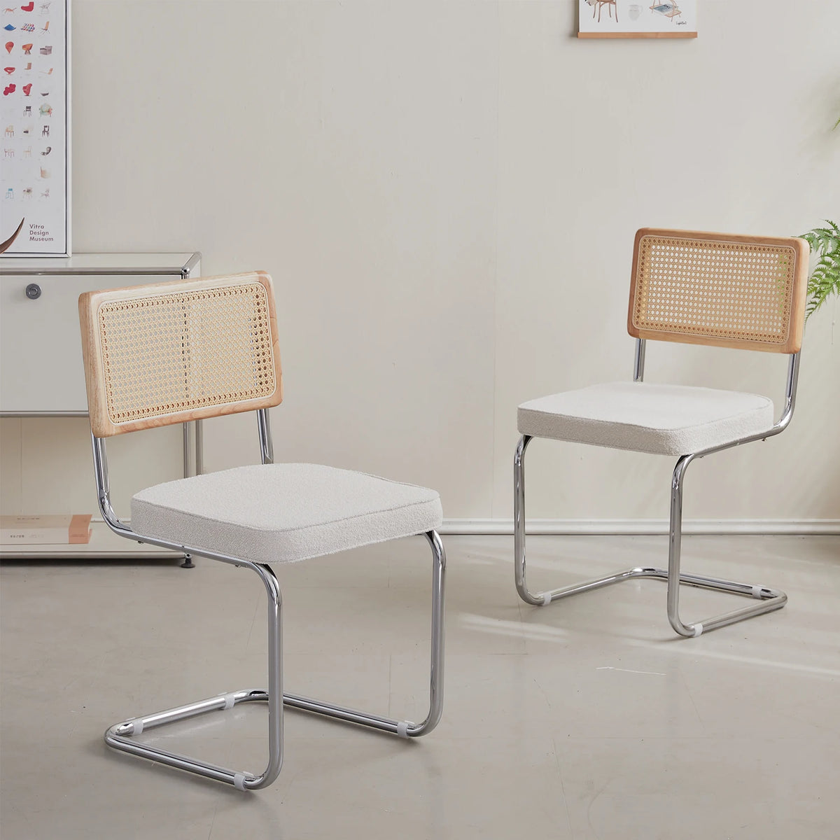 EGOONM Set di 2/4 sedie da pranzo retrò sedia in rattan di plastica casa camera da letto scrivania schienale sgabello arco computer ufficio sedile imbottito