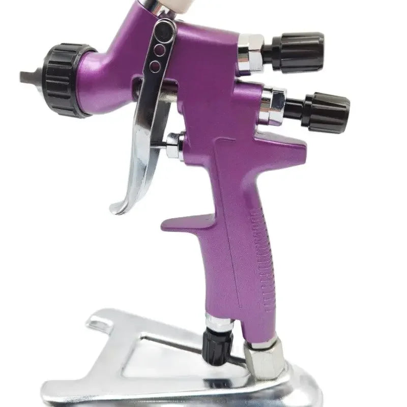 Mini pistola a spruzzo con ugello da 1.0/1.2MM con adattatore 250CC pistola per riparazione tazza di plastica aerografo per verniciatura auto per verniciatura auto