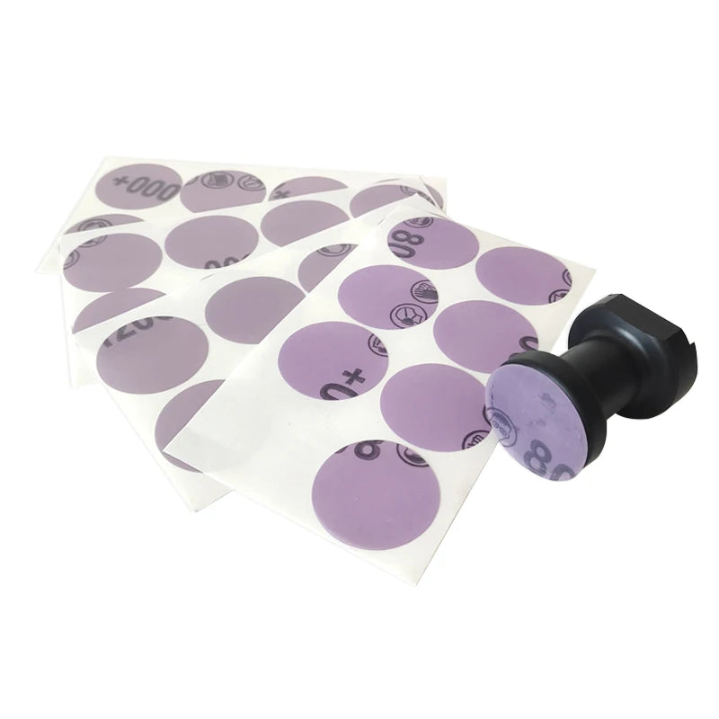 Set di carta vetrata autoadesiva da 32 mm levigatura fine per kit di strumenti per lucidatura a specchio per levigatura a secco di bellezza della vernice per auto