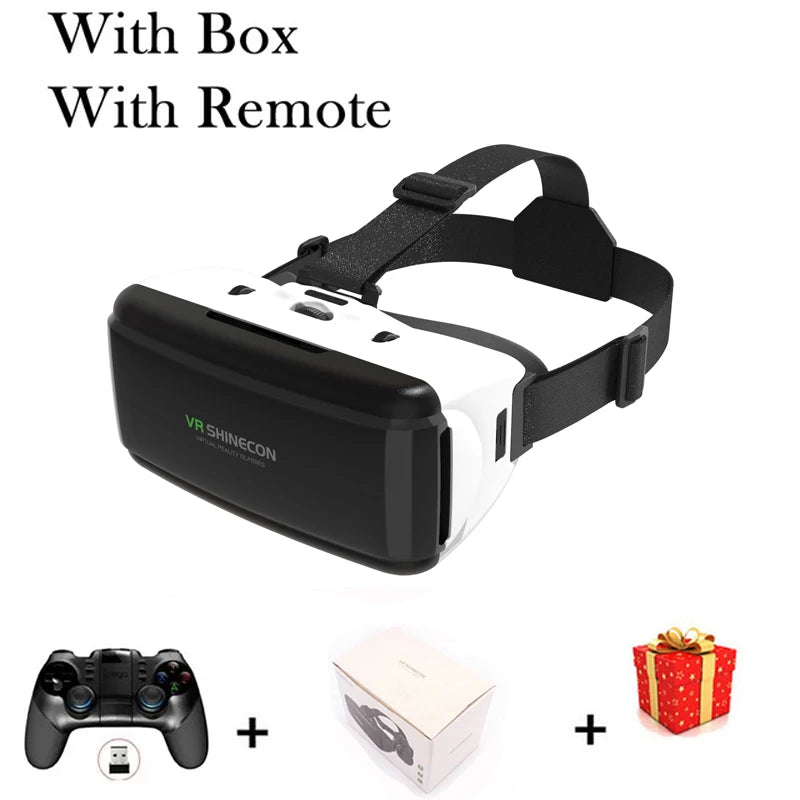 VR Shinecon Casque Casco 3D Occhiali di Realtà Virtuale Aumentata Per iPhone Smartphone Android Smart Phone Goggle Mobile Viar Gioco