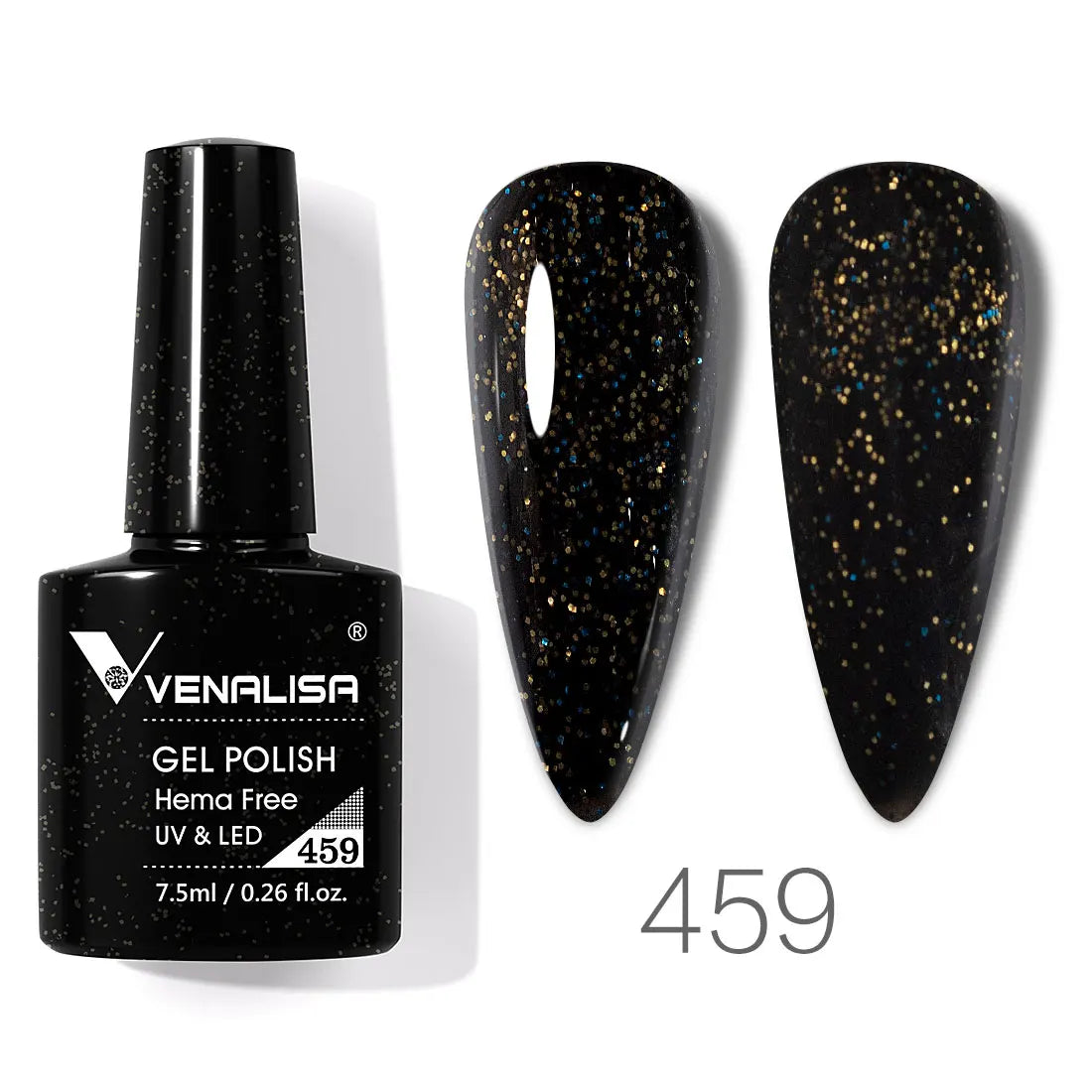 VENALISA Smalto gel per unghie da 7,5 ml Sparkle Glitter Diamante Brillante Colori estivi Semi permanente Soak off Vernice gel per unghie UV LED