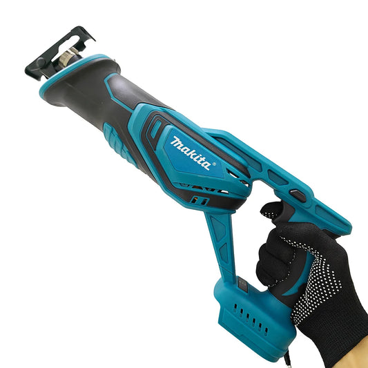 Sega a sciabola elettrica Makita senza fili ad alta potenza con 4 lame, senza spazzole, 13000SPM, per batteria Makita 18V
