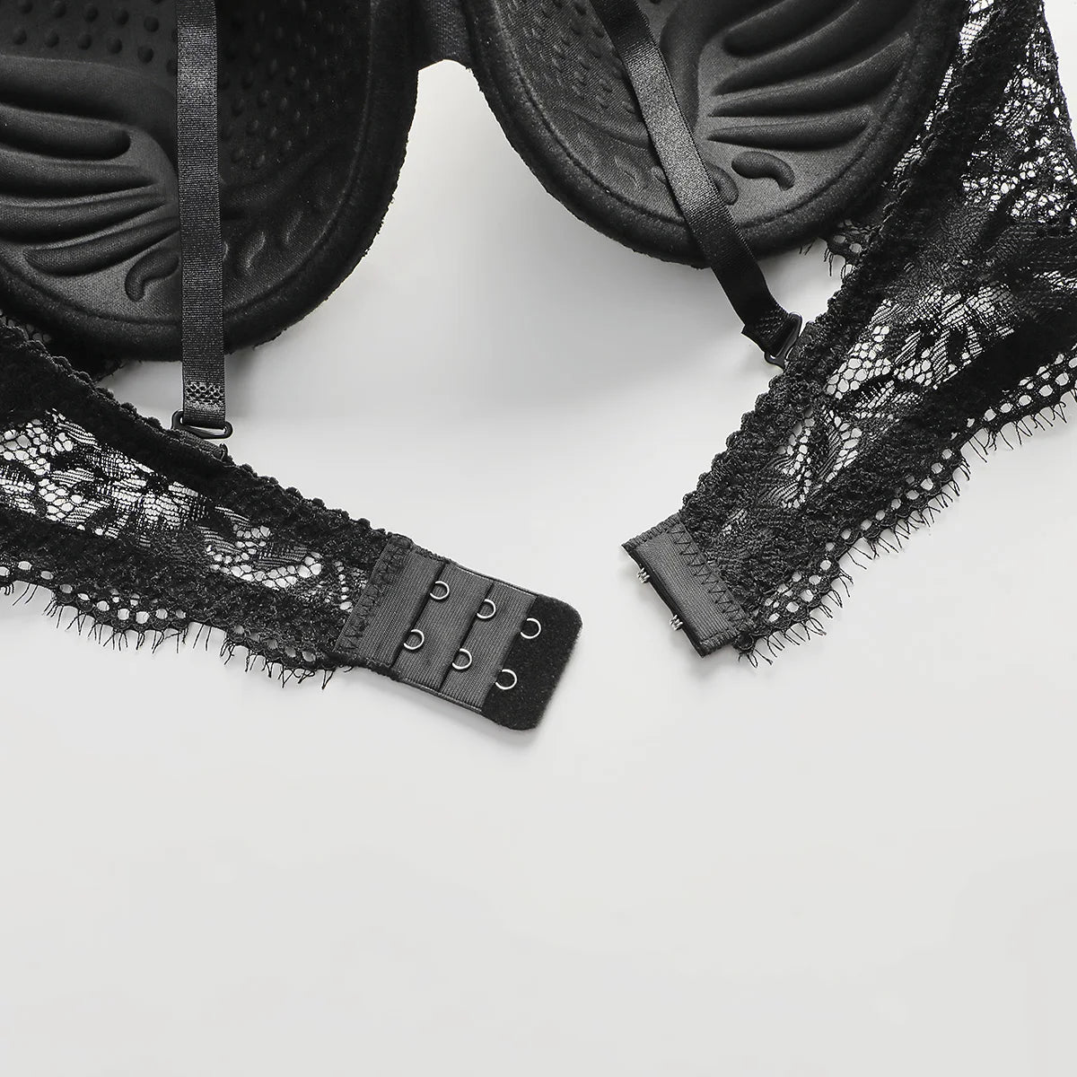 Reggiseno push up in due pezzi da donna in pizzo semplice e sexy di alta qualità A3107