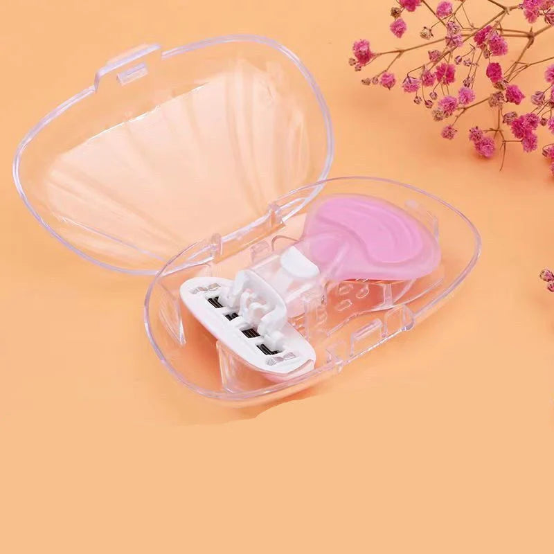 Mini portatile piccolo guscio epilatore coltello da barba depilazione rasoio da donna
