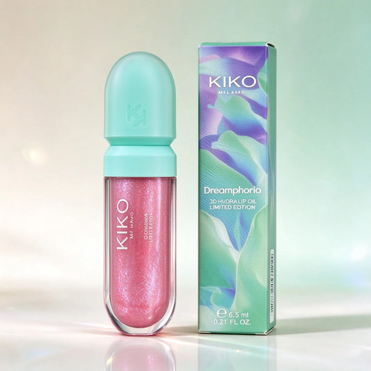 KIKO MILANO Lucidalabbra Idratante 3D Gloss, Texture Non Appiccicosa, Lunga Durata, Facile da Sfumare, Tonalità Infinita