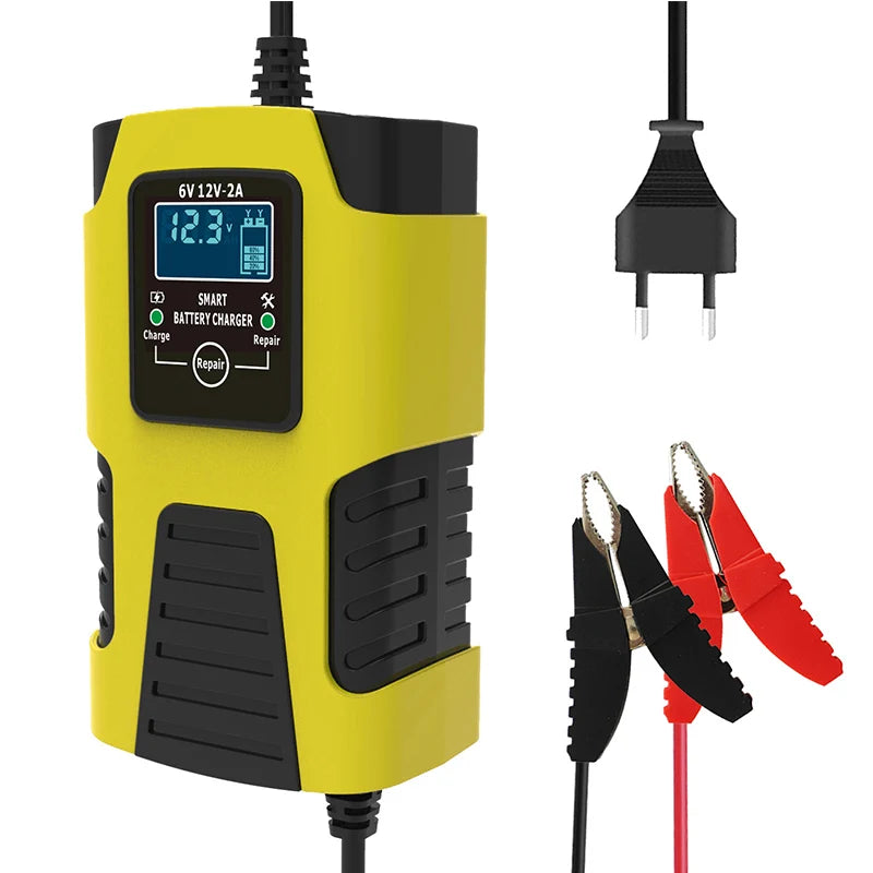 6V 12V Auto Moto Camion AGM Piombo Riparazione Automatica Desulfatore Accessori Caricabatteria Automotive Intelligente