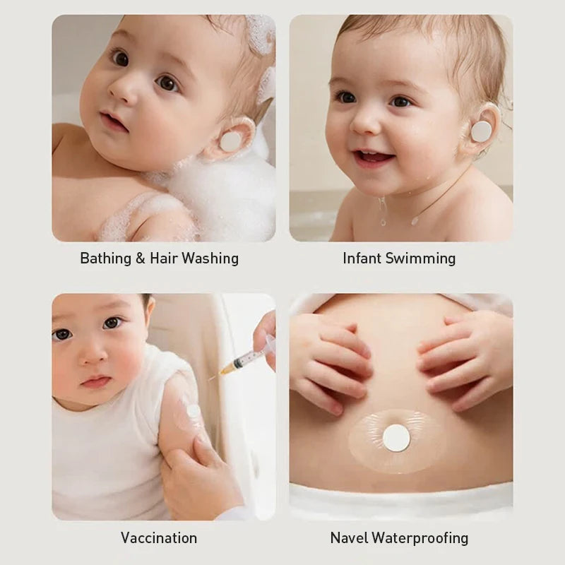 Avent Patch Protettivi in Silicone per Orecchie 30pz, Copri Orecchie Impermeabili Morbidi e Indolore da Rimuovere, per Bagno e Nuoto Bambini 0-12 Anni