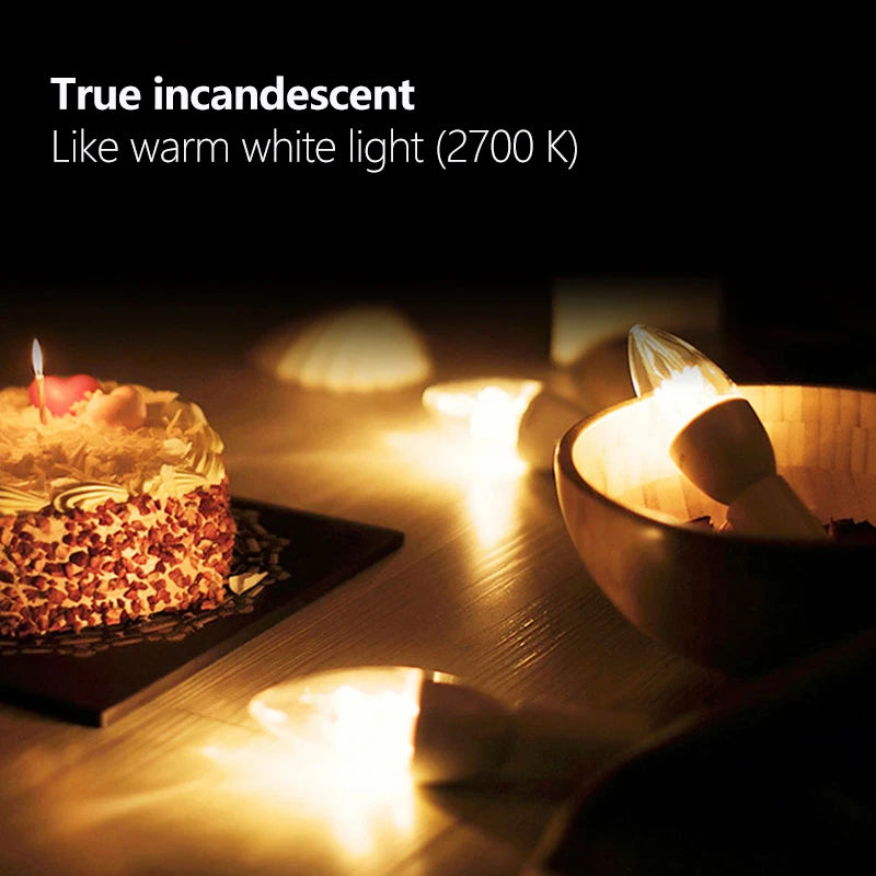 Philips LED Candela E14 Lampada 3.5W 5.5W B Lampadina MyCare 2700K Luce calda EyeComfort 220V-240V Lampada lampadario in cristallo LED trasparente, 1x