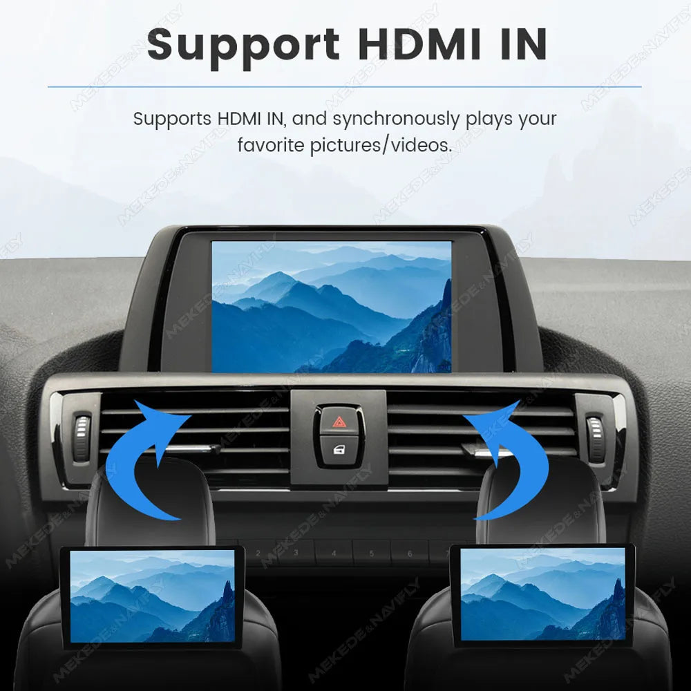 MEKEDE Modulo BOX DSP HiFi con mirroring, CarPlay wireless, Android Auto, AirPlay, Autolink per BMW F20 F21 F30 F31 F34 F07 F10 F11 F01 F2 F25 E60 E61 E81 E82 E84 E87 E88 E89 E90 E91 E92 E93 E70 E71 Sistema CIC
