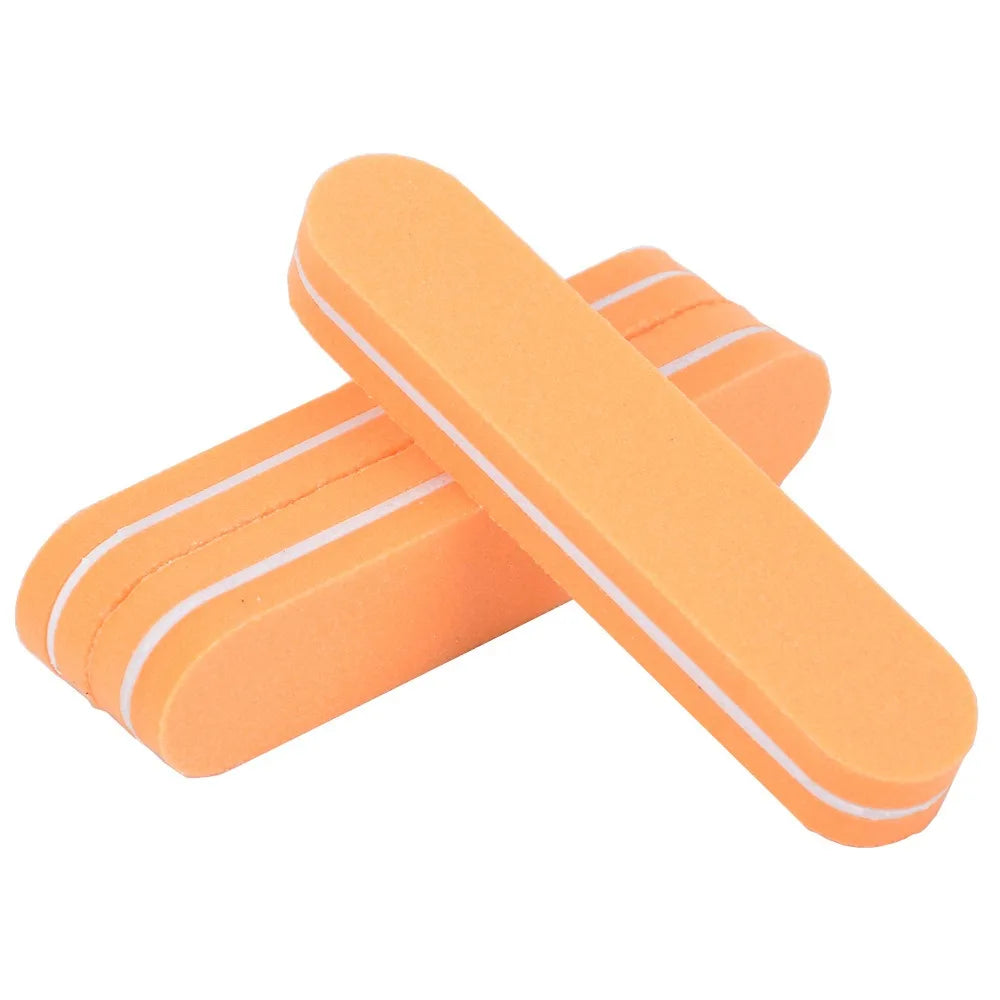 Set professionale di 40/80 pezzi per la levigatura e la lucidatura delle unghie, composto da lime, blocchi per la lucidatura e spugne, ideale per manicure, pedicure, levigatura e lucidatura, kit di strumenti per nail art.