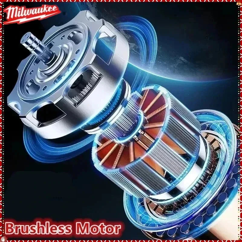 Milwaukee M12 M18 FUEL Avvitatore a impulsi elettrico senza spazzole 1/2 pollice 2800RPM 400Nm di coppia - Controllo della velocità a passo continuo con luce LED