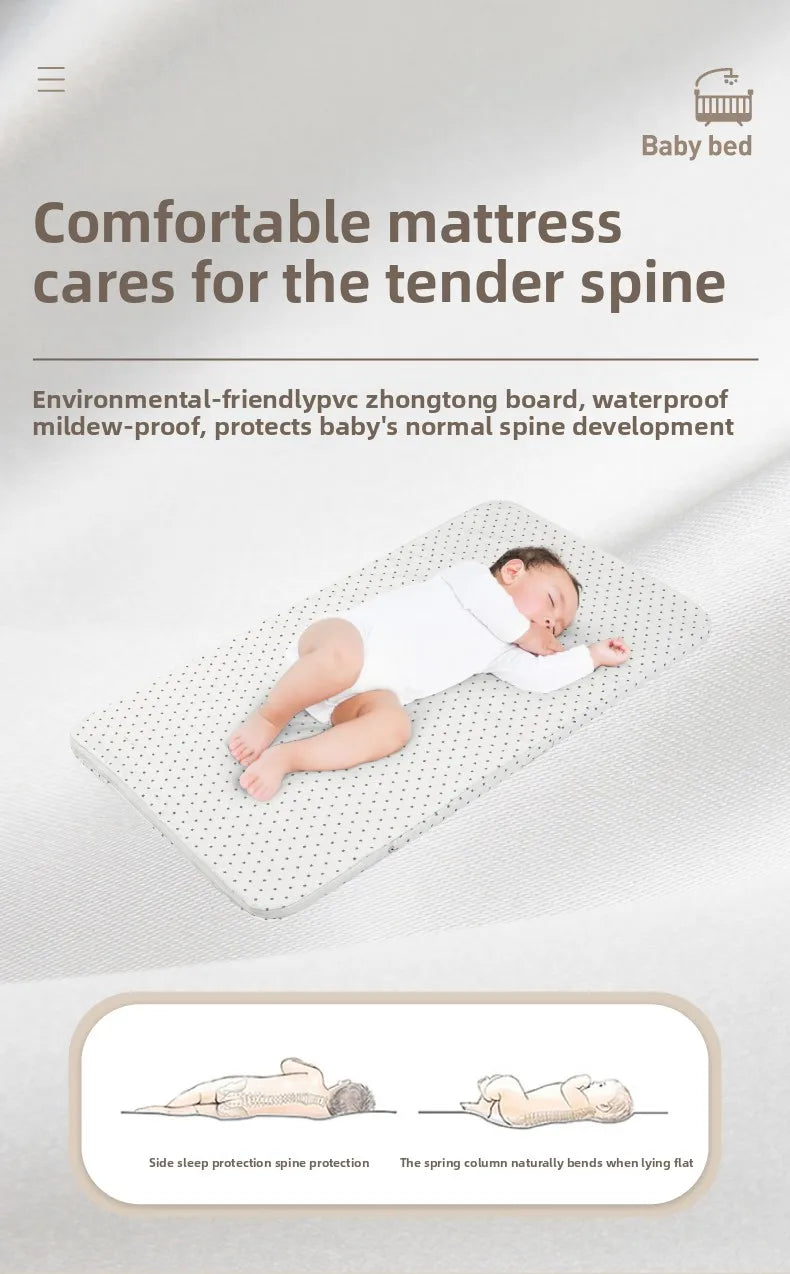 Culla Multifunzione Convertibile per Neonati e Bambini, Lettino Portatile per Neonati, Culla Co-Sleeping, Letto Grande Componibile Accanto a Mamma, Culla Anti-Soffocamento, Protezione Spinale a 5 Inclinazioni, Culla per Neona