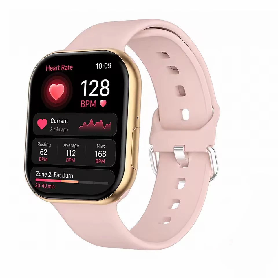Nuovo Smartwatch iOS Serie 11, Display AMOLED Ultra HD, Cardiofrequenzimetro, GPS, Impermeabile IP68, Fitness, Chiamate Wireless, Braccialetto Originale
