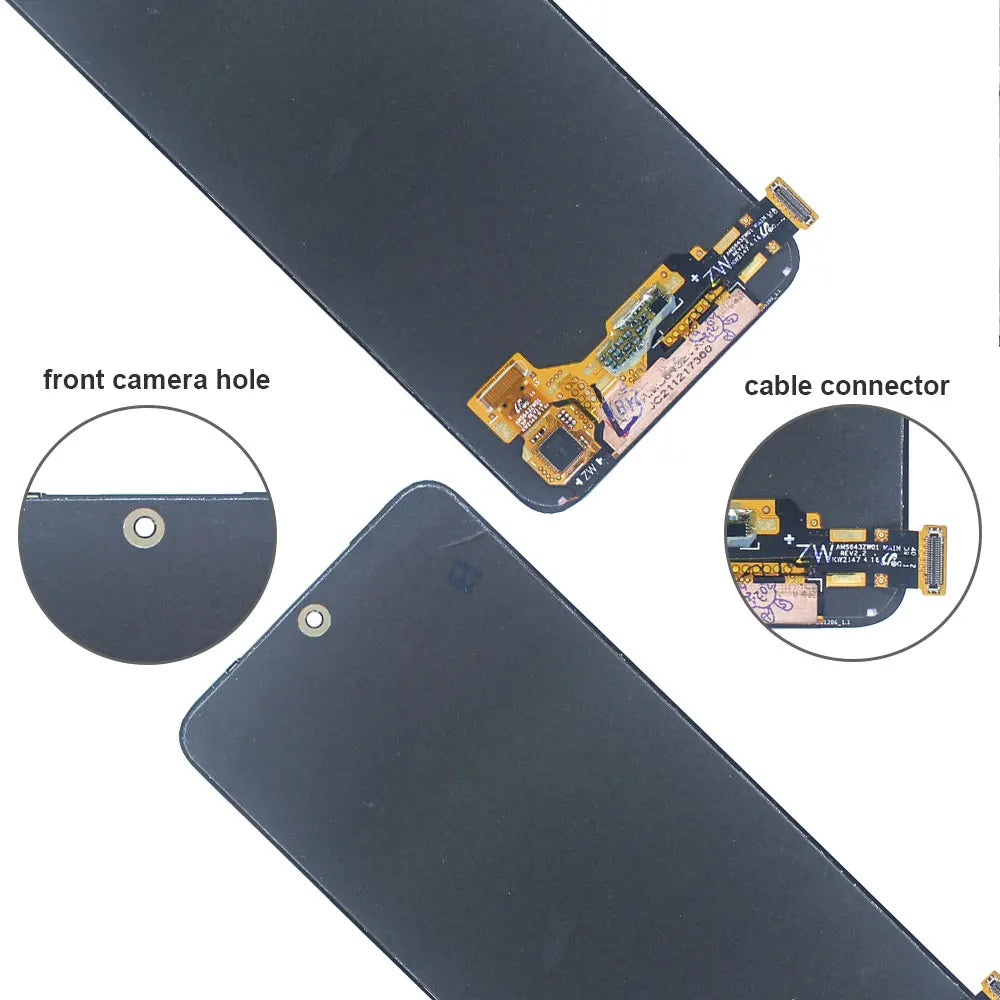Display LCD da 6,43 pollici per Redmi Note 11 4G, ricambio digitalizzatore touchscreen per 2201117TY 2201117TG, schermo LCD con cornice