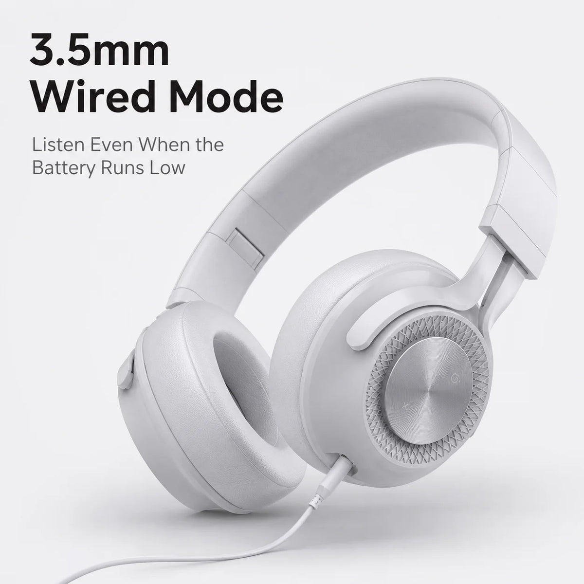 Cuffie Bluetooth P1, Auricolari Wireless con Driver Dinamici da 40mm, Stereo Bass, Pieghevoli, 25 Ore di Autonomia per Musica, Gaming e Chiamate