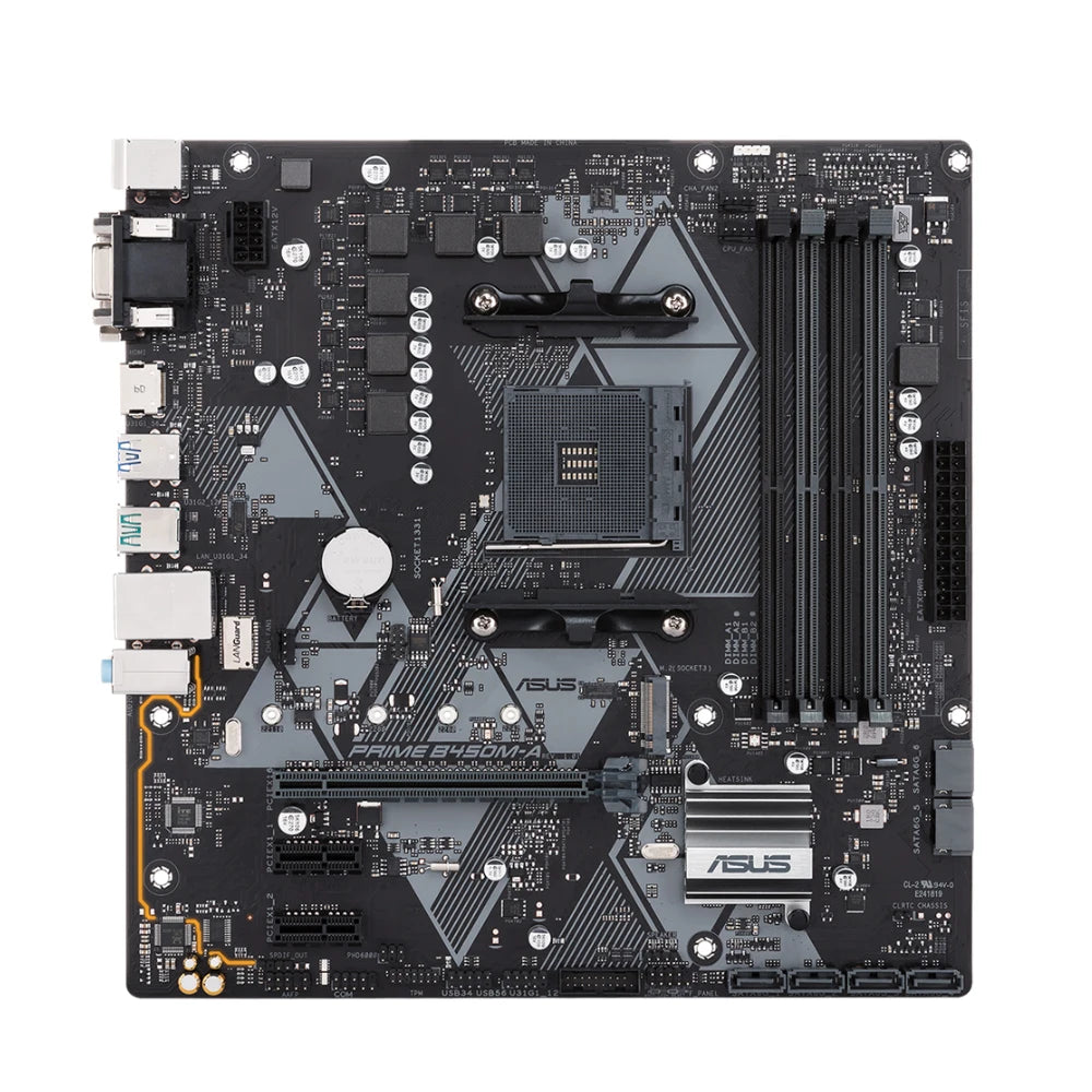 Scheda madre PRIME B450M-A AMD B450 AM4 supporta CPU Ryzen 5 5600X 5500 7 5800X 5800X3D 3 3300X 2200G 9 5900X DDR4 M.2 MATX